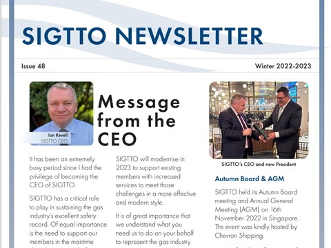 SIGTTO Winter 2022/2023 Newsletter