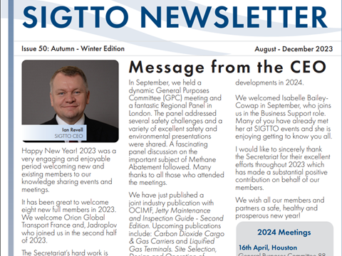 Article image for SIGTTO Autumn - Winter Newsletter 2023