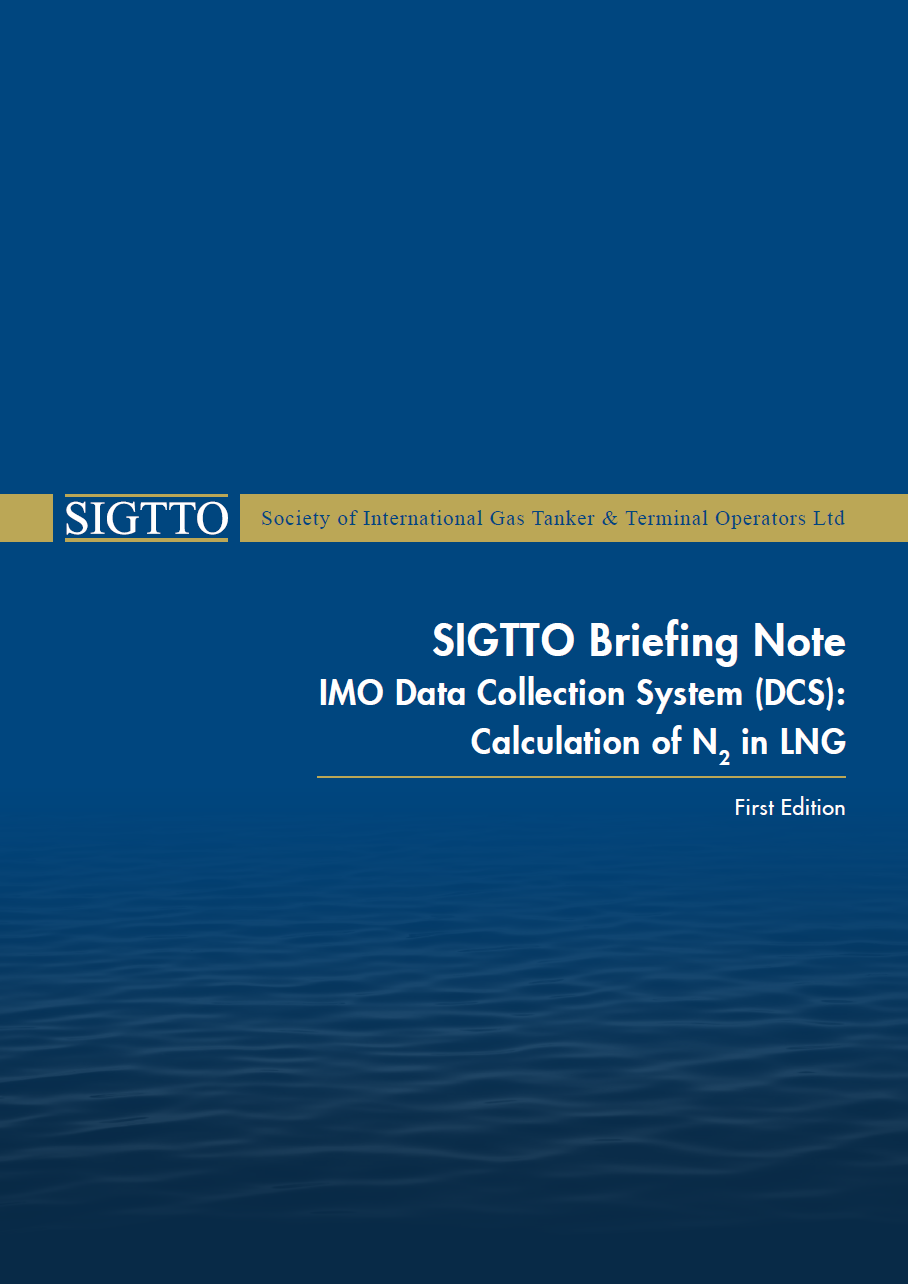 Publication cover for Briefing Note - IMO Data Collection System (DCS): Calculation of N2 in LNG: First Edition